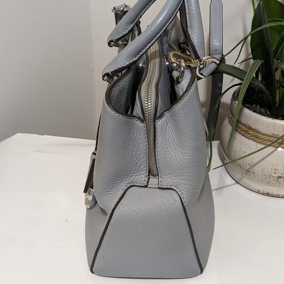 Michael Kors Convertible Tote Large Mercer Shoulder Bag Denim Blue - Picture 5 of 16